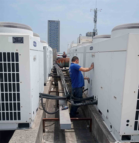 雁峰中央空调制热和不制冷系统维修方法